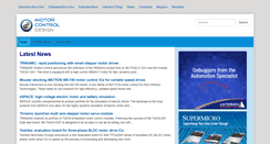 Desktop Screenshot of motor-control-design.com